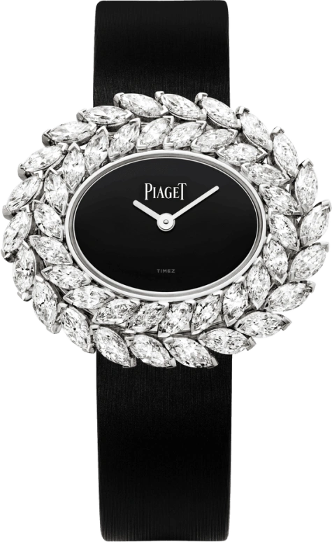 Piaget,Limelight 35x30mm,35x30mm,White Gold,Black,Quartz,In-house Caliber,Sapphire,Crystal Glass,G0A39252