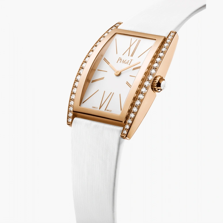 Piaget,Jewellery 27x38mm,27x38mm,Rose Gold,White,Quartz,In-house Caliber,Sapphire,Crystal Glass,G0A39188