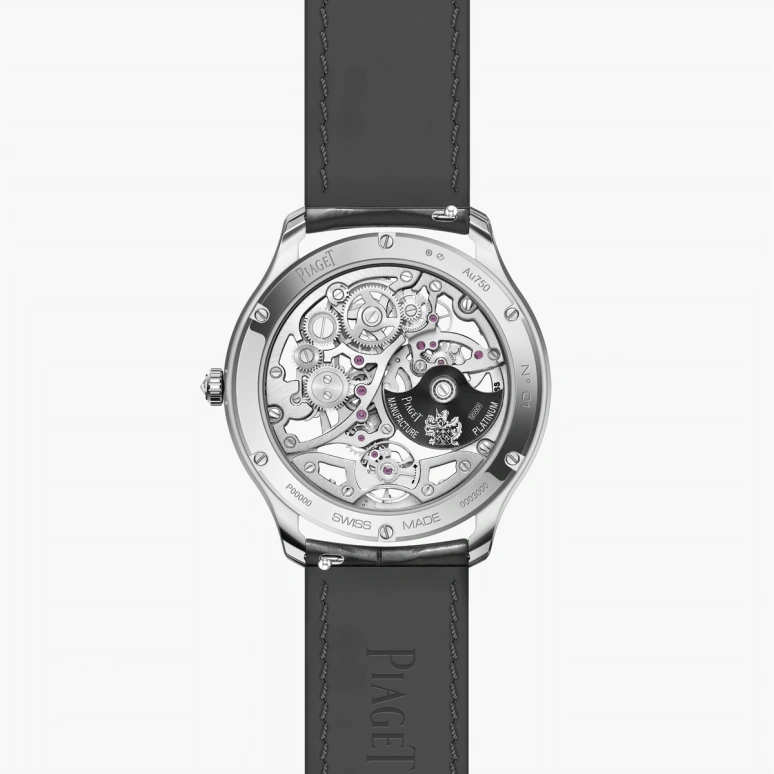 Piaget,Polo 42mm,42mm,White Gold,Skeleton,Automatic,In-house Caliber,Sapphire,Crystal Glass,G0A46007