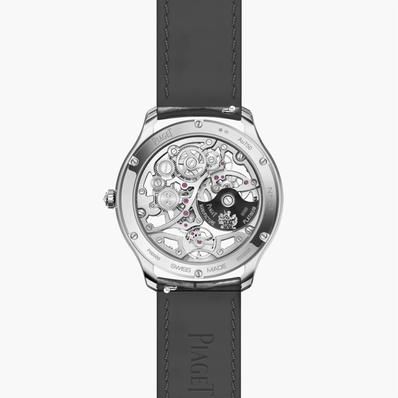 Piaget,Polo 42mm,42mm,White Gold,Skeleton,Automatic,In-house Caliber,Sapphire,Crystal Glass,G0A46007