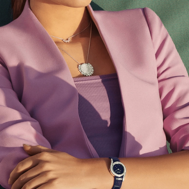 Piaget,Limelight 26mm,26mm,White Gold,Blue,Quartz,In-house Caliber,Sapphire,Crystal Glass,G0A45152