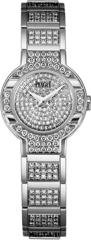 Piaget,Polo 28mm,28mm,White Gold,Silver,Sapphire,Crystal Glass,Round,G0A32035
