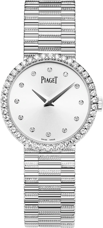 Piaget,Jewellery 26mm,26mm,White Gold,Silver,Handwound,36hours,In-house Caliber,G0A37041