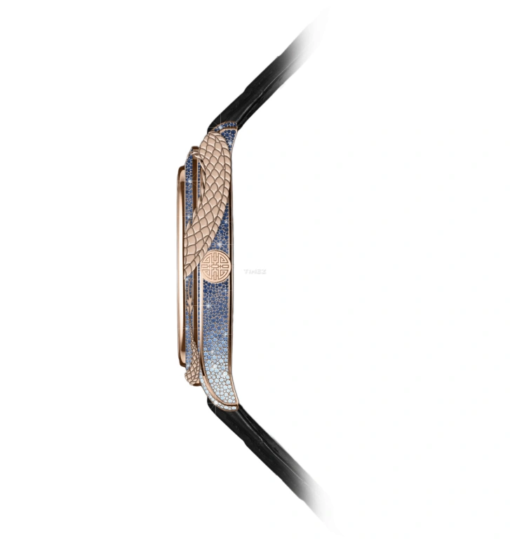 Piaget,Other 46mm,46mm,Rose Gold,Blue,Rose Gold,Skeleton,Automatic,Tourbillon,42hours,G0A48542