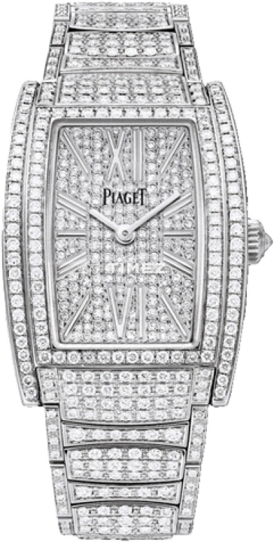 Piaget,Limelight 22x30mm,22x30mm,White Gold,In-house Caliber,Sapphire,Crystal Glass,Setting,Diamonds,G0A39095