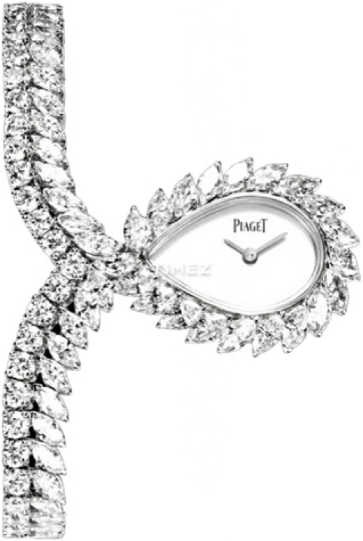Piaget,Limelight 18x24.30mm,18x24.30mm,White Gold,In-house Caliber,Sapphire,Crystal Glass,Closed,G0A38195