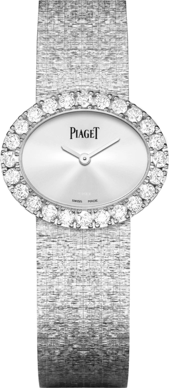 Piaget,Jewellery 27x22mm,27x22mm,White Gold,Silver,Quartz,In-house Caliber,Sapphire,Crystal Glass,G0A40211