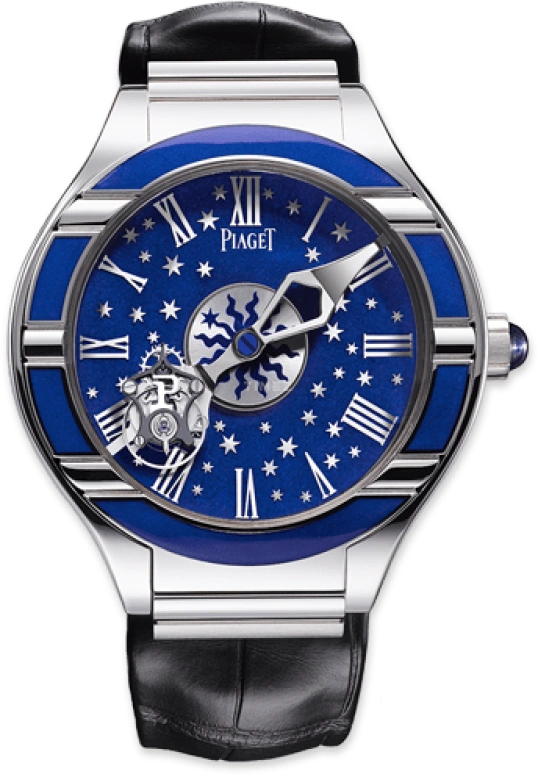 Piaget,Polo 45mm,45mm,White Gold,Blue,Handwound,Tourbillon,80hours,G0A40563