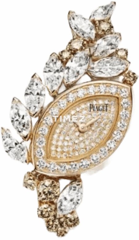 Piaget,High Jewellery 17.10x26.50mm,17.10x26.50mm,Rose Gold,Gold,Quartz,In-house Caliber,Sapphire,Crystal Glass,G0A39265
