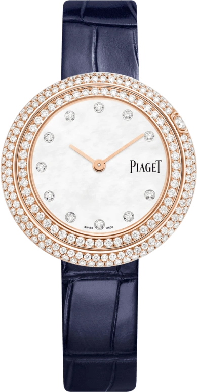 Piaget,Possession 34mm,34mm,Rose Gold,Silver White,Quartz,In-house Caliber,Sapphire,Crystal Glass,G0A45092