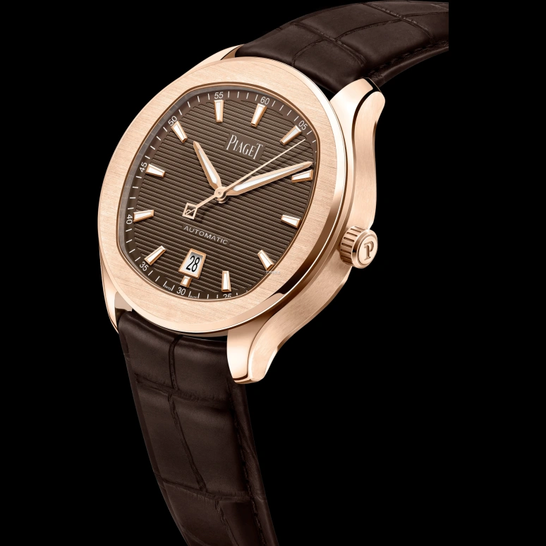 Piaget,Polo 42mm,42mm,Rose Gold,Brown,Automatic,Day,48hours,G0A48021