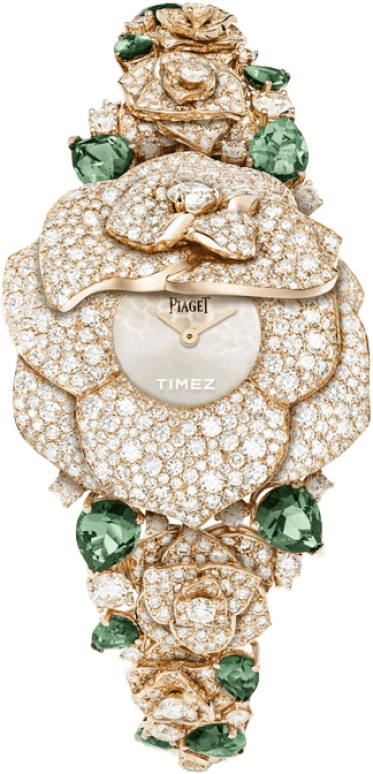 Piaget,High Jewellery 35mm,35mm,Rose Gold,Gold,Quartz,In-house Caliber,Sapphire,Crystal Glass,G0A40282