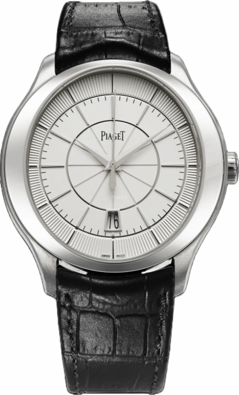 Piaget,Gouverneur 43mm,43mm,White Gold,Silver,Automatic,Date,85hours,G0A38110