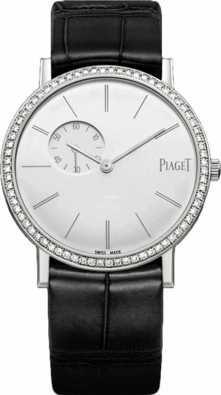 Piaget,Altiplano 34mm,34mm,White Gold,Silver,Handwound,43hours,In-house Caliber,G0A39106