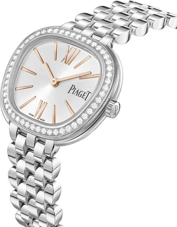 Piaget,Sixtie 29mm,29mm,Stainless Steel,Silver,Quartz,In-house Caliber,Sapphire,G0A50300