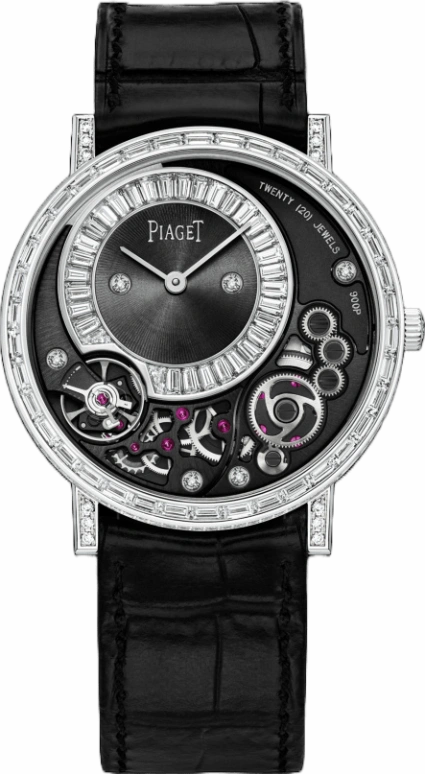 Piaget,Altiplano 38mm,38mm,White Gold,Black,Skeleton,Handwound,48hours,In-house Caliber,G0A39120