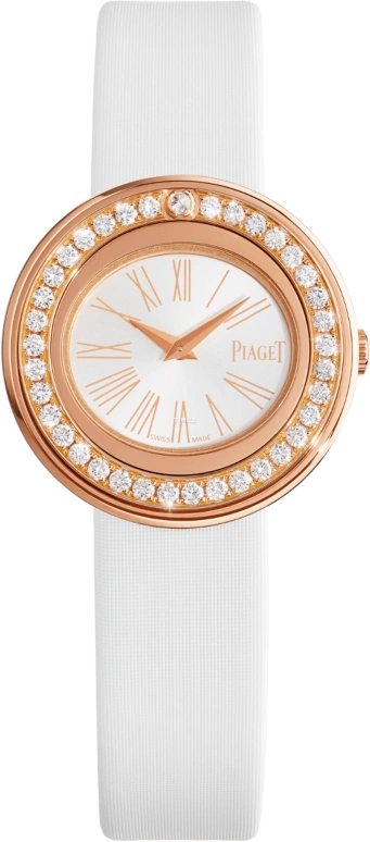 Piaget,Possession 29mm,29mm,Rose Gold,Silver,Grey,Quartz,In-house Caliber,Sapphire,Crystal Glass,G0A41188
