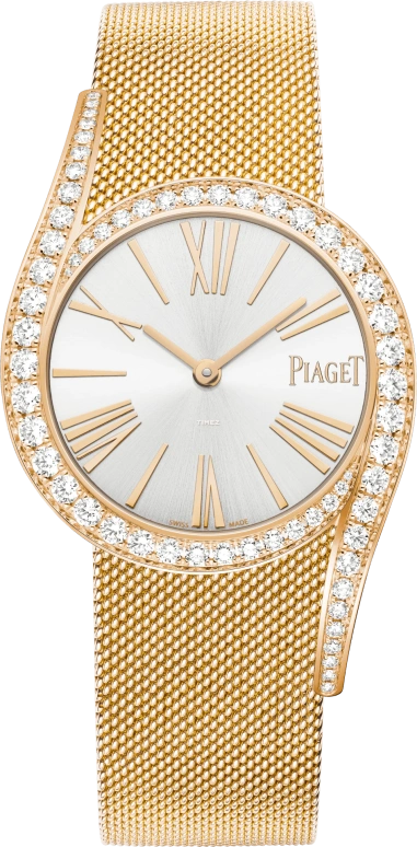 Piaget,Other 32mm,32mm,Rose Gold,Silver,Grey,Automatic,Diamonds,Brilliant Cut,G0A48213 