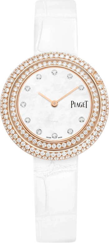 Piaget,Possession 29mm,29mm,Rose Gold,White,Quartz,In-house Caliber,Sapphire,Crystal Glass,G0A45082