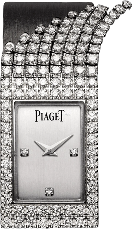Piaget,Limelight 18mm,18mm,White Gold,Silver,Quartz,In-house Caliber,Sapphire,Crystal Glass,G0A34062
