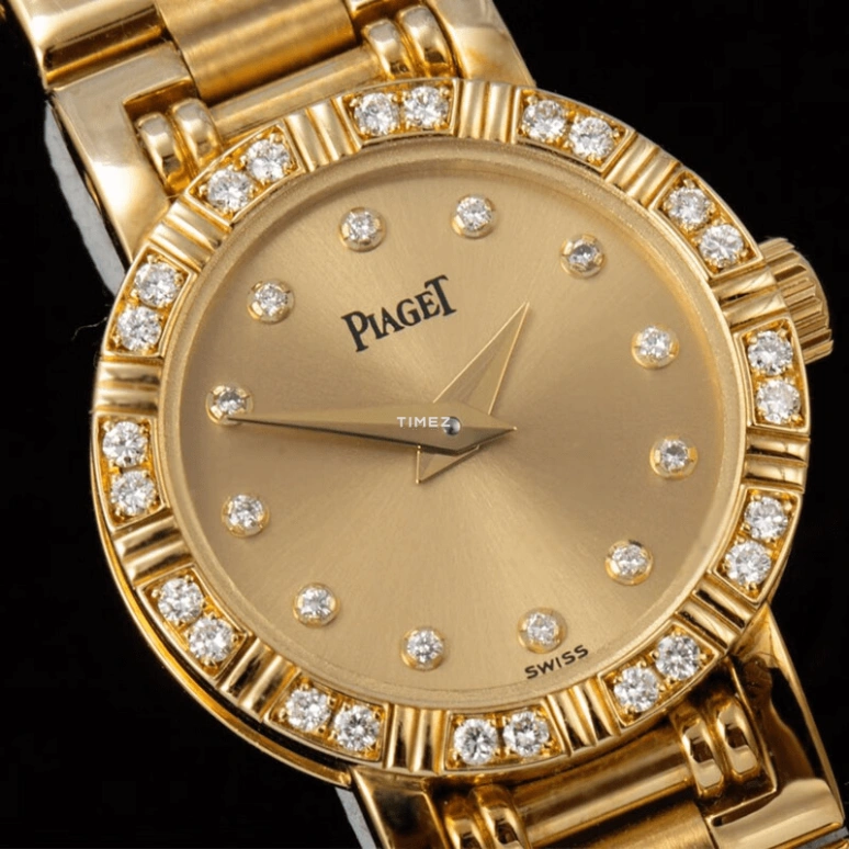Piaget,Jewellery 19mm,19mm,Yellow Gold,Gold,Quartz,Sapphire,Crystal Glass,Round,G0A20005