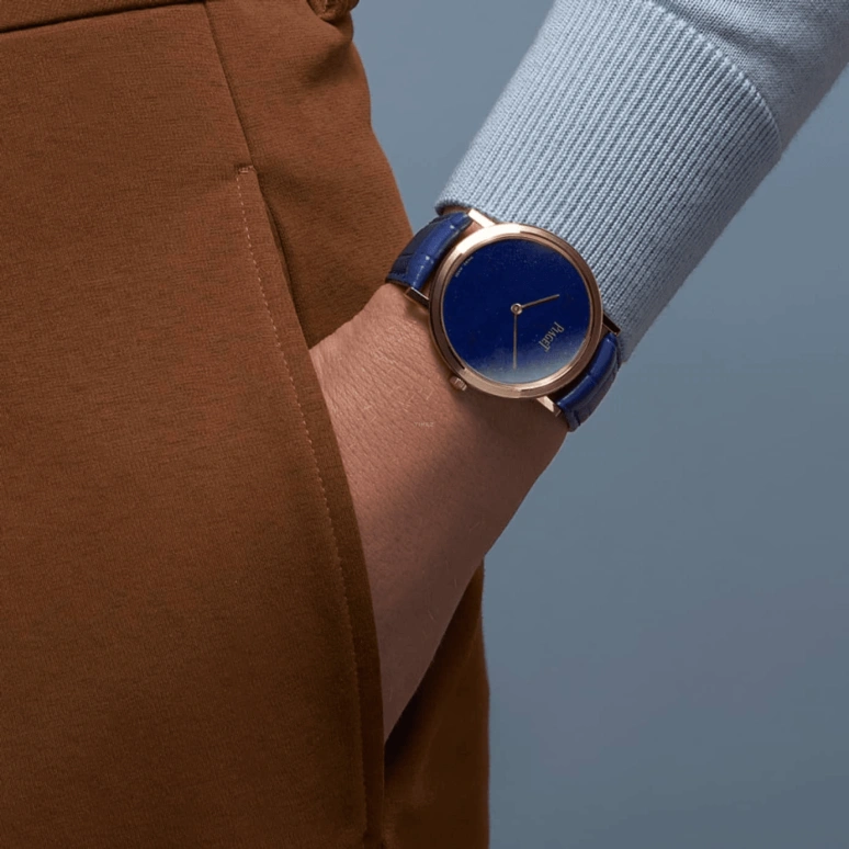 Piaget,Altiplano 38mm,38mm,Rose Gold,Blue,Handwound,36hours,In-house Caliber,G0A43174