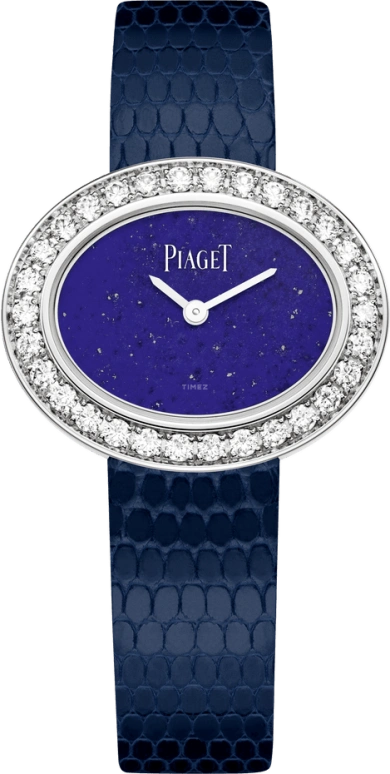 Piaget,Jewellery 28x23mm,28x23mm,White Gold,Blue,In-house Caliber,Sapphire,Crystal Glass,Setting,Diamonds,G0A41617