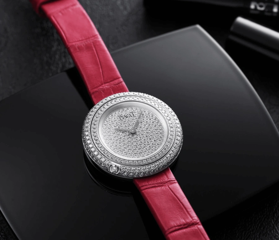 Piaget,Possession 29mm,29mm,White Gold,Silver,Quartz,In-house Caliber,Sapphire,G0A46086