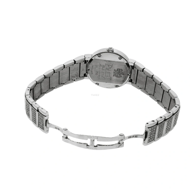 Piaget,Polo 28mm,28mm,White Gold,Silver,Quartz,Sapphire,Round,G0A29038