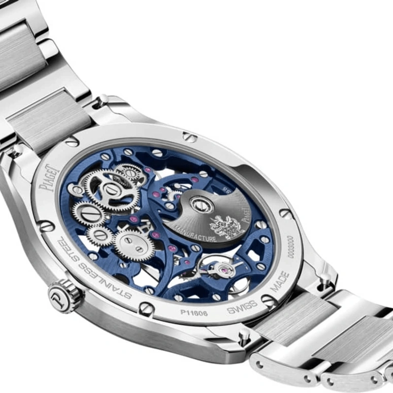Piaget,Polo 42mm,42mm,Stainless Steel,Blue,Automatic,44hours,In-house Caliber,G0A45004