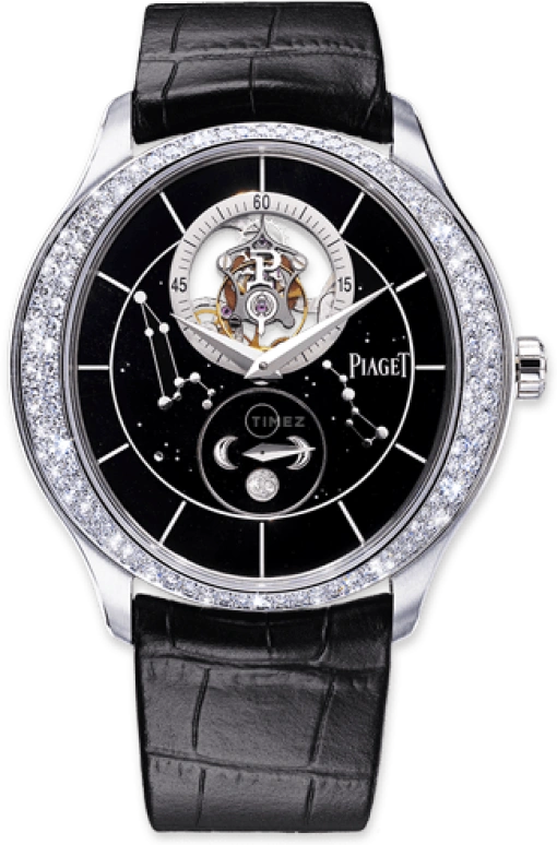 Piaget,Gouverneur 43mm,43mm,White Gold,Black,Handwound,Moonphase,Tourbillon Escapement,G0A40621