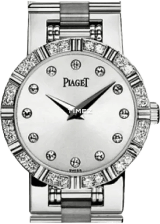 Piaget,Jewellery 31mm,31mm,White Gold,Silver White,Handwound,Sapphire,Crystal Glass,Round,G0A04308