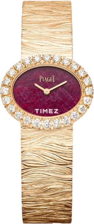 Piaget,Jewellery 27x22mm,27x22mm,Rose Gold,Red,In-house Caliber,Sapphire,Crystal Glass,G0A43209