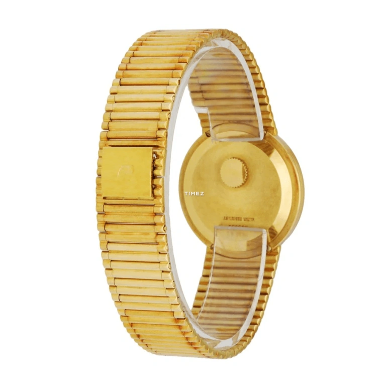 Piaget,Tradition 31.50mm,31.50mm,Yellow Gold,Black,Quartz,Sapphire,Crystal Glass,Round,7632