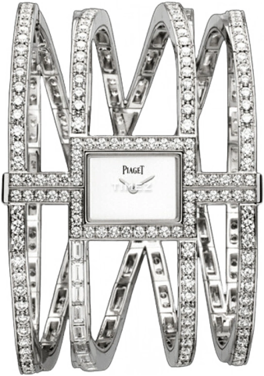 Piaget,Limelight 23x18.50mm,23x18.50mm,White Gold,In-house Caliber,Sapphire,Crystal Glass,Closed,G0A38200
