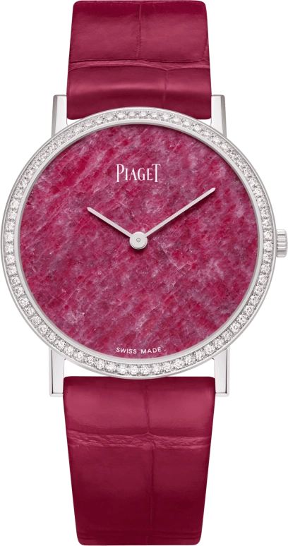 Piaget,Altiplano 34mm,34mm,White Gold,Transparent,Red,Handwound,36hours,In-house Caliber,G0A43173