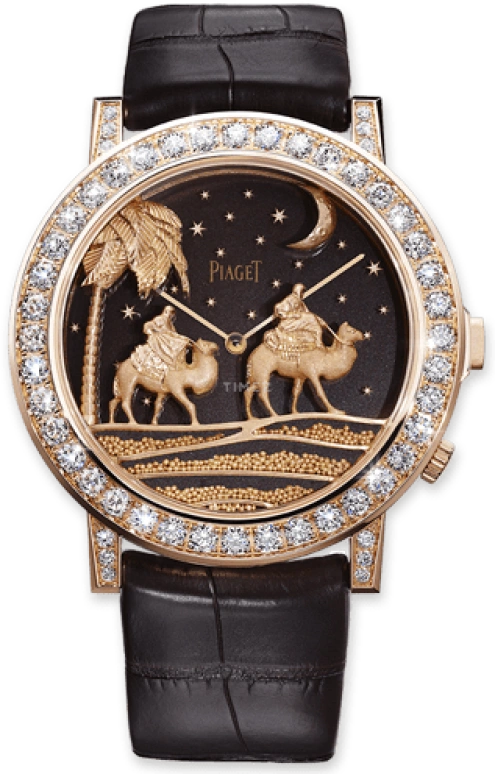 Piaget,Altiplano 43mm,43mm,Pink Gold,Black,Handwound,60hours,In-house Caliber,G0A40609