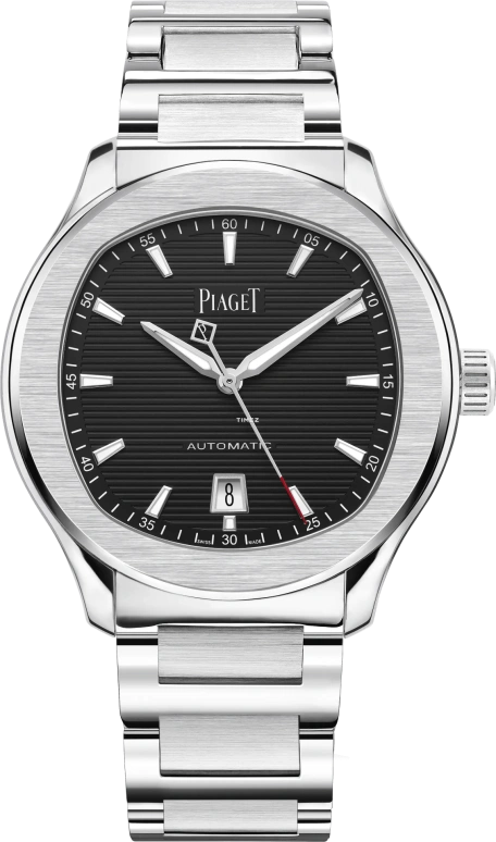 Piaget,Polo 42mm,42mm,Stainless Steel,Black,Automatic,Day,48hours,G0A50016