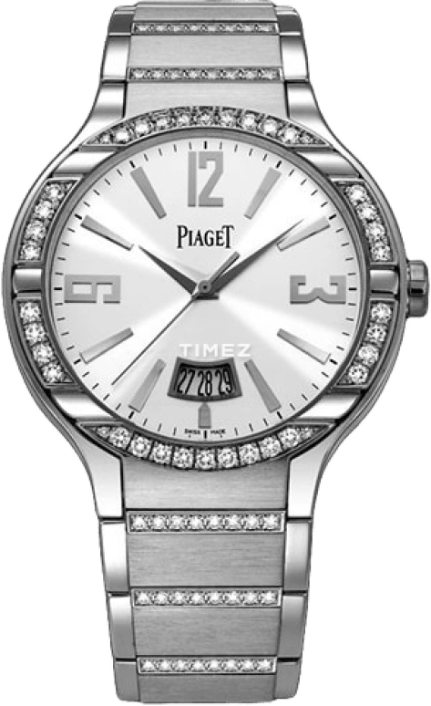 Piaget,Polo 40mm,40mm,White Gold,Grey,Automatic,Day,42hours,G0A36225