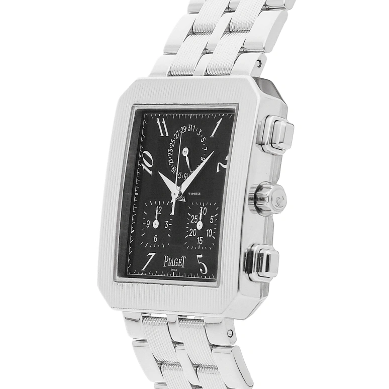 Piaget,Limelight 28mm,28mm,White Gold,Black,Quartz,Chronograph,Day,G0A24021