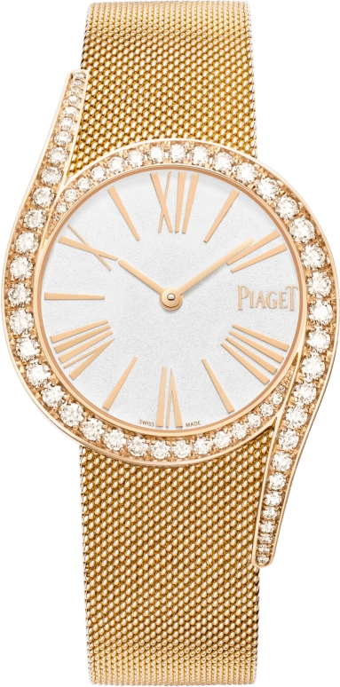 Piaget,Limelight 32mm,32mm,Rose Gold,Silver White,Automatic,In-house Caliber,Sapphire,Crystal Glass,G0A45213