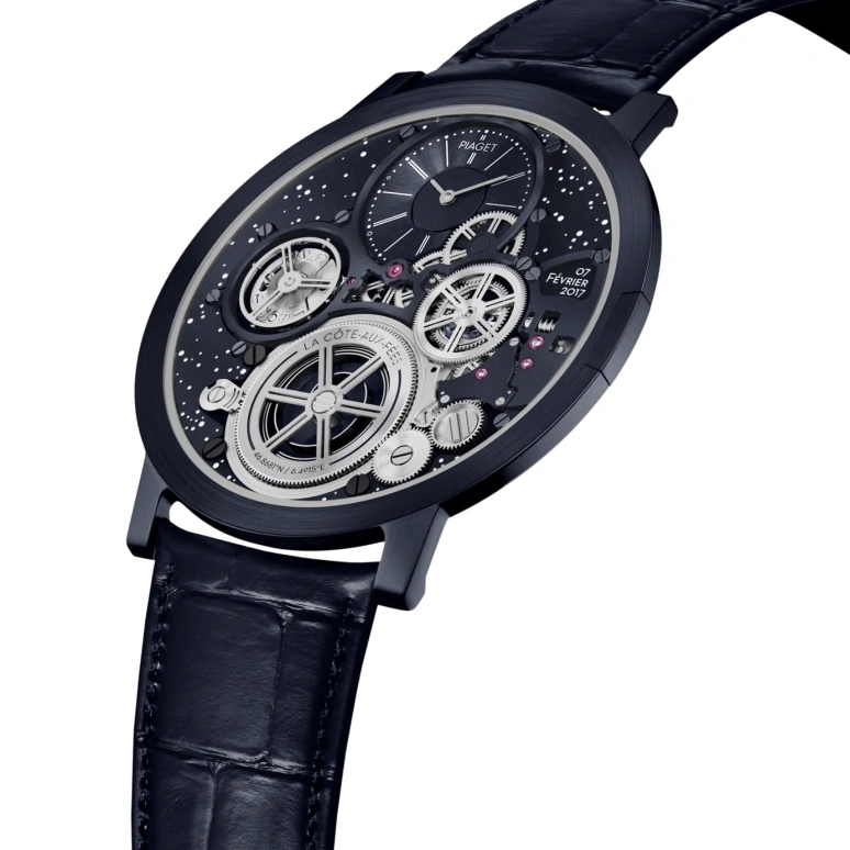 Piaget,Altiplano 41mm,41mm,Cobalt Alloy,Blue,Handwound,48hours,In-house Caliber,G0A47505