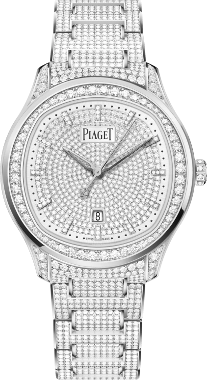 Piaget,Polo 36mm,36mm,White Gold,Silver White,Automatic,Day,40hours,G0A46022