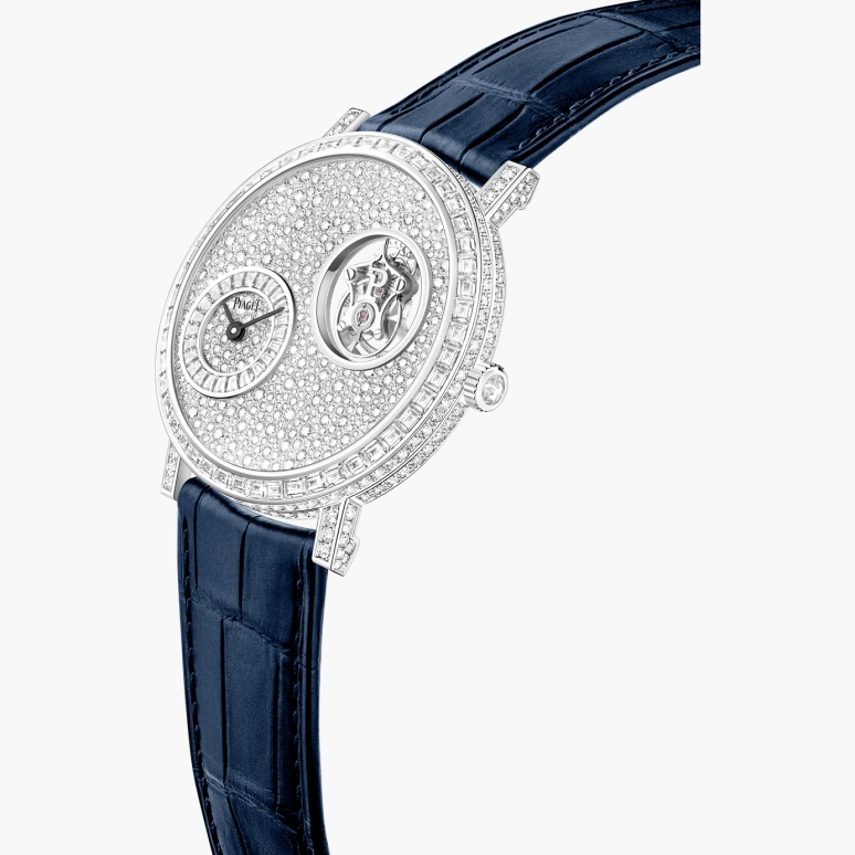 Piaget,Altiplano 41mm,41mm,White Gold,In-house Caliber,Sapphire,Crystal Glass,Square Cut,Setting,Diamonds,G0A44031