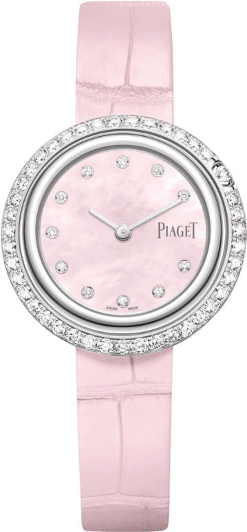 Piaget,Possession 29mm,29mm,White Gold,Pink,Quartz,In-house Caliber,Sapphire,Crystal Glass,G0A45064