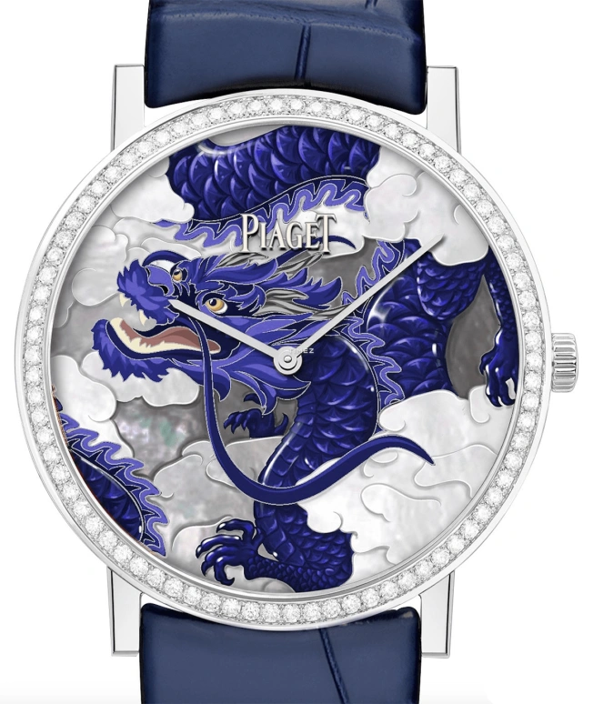 Piaget,Other 38mm,38mm,White Gold,White,Blue,Handwound,36hours,In-house Caliber,G0A48540