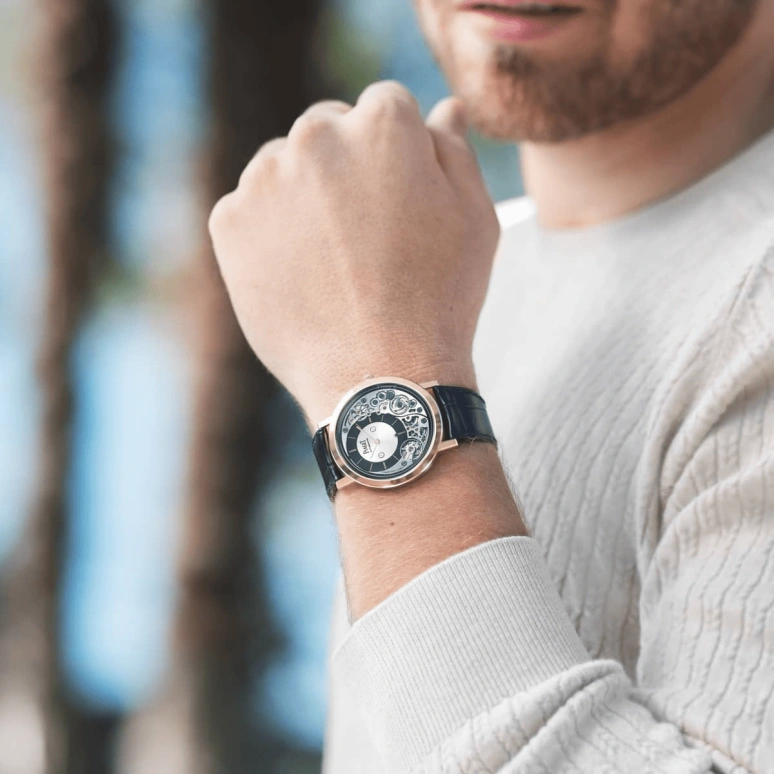 Piaget,Altiplano 41mm,41mm,Rose Gold,Black,Silver,Automatic,In-house Caliber,Sapphire,Crystal Glass,G0A43120