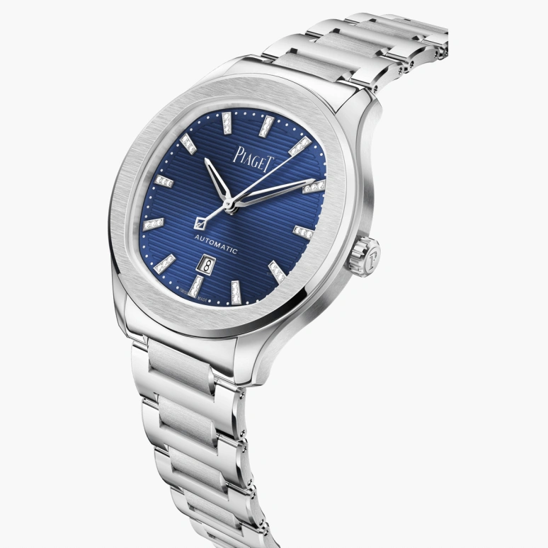 Piaget,Polo 36mm,36mm,Stainless Steel,Blue,Automatic,Day,40hours,Chen Meng,G0A46018