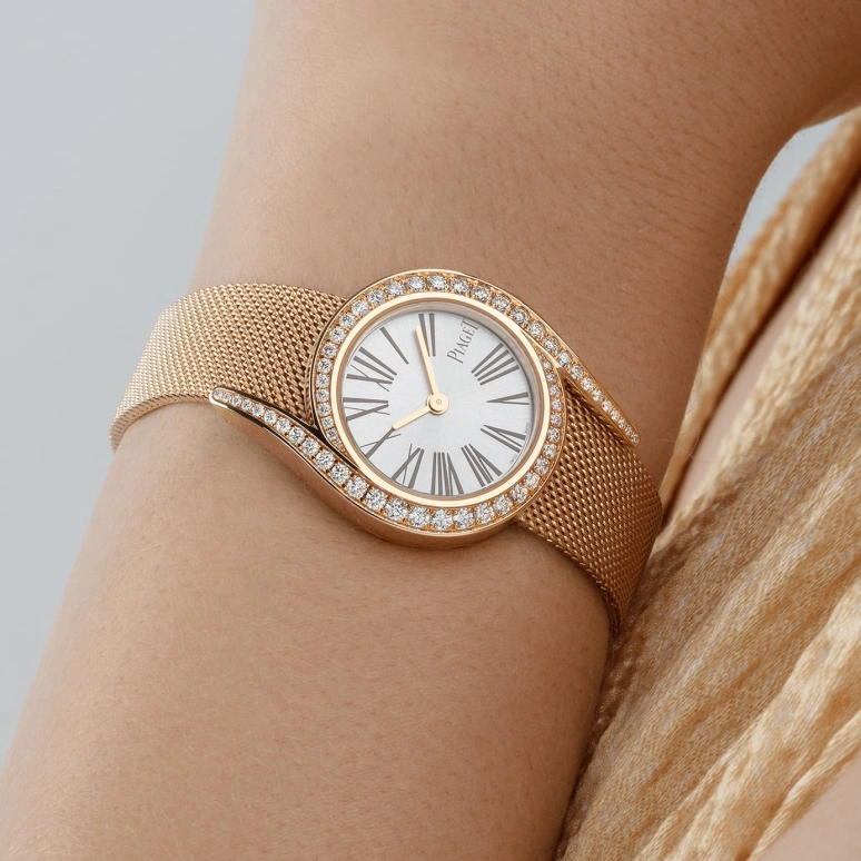 Piaget,Limelight 26mm,26mm,Rose Gold,White,Quartz,In-house Caliber,Sapphire,Crystal Glass,G0A42213