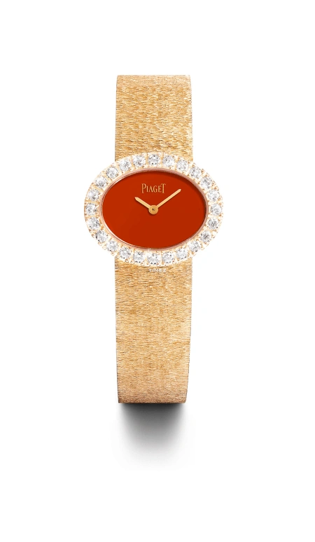 Piaget,Jewellery 27x22mm,27x22mm,Rose Gold,Red,Quartz,In-house Caliber,Sapphire,Crystal Glass,G0A42217
